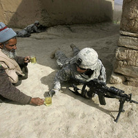 a cool minty beverage before you shoot my brother