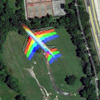 Google Maps Captures Plane in Flight Over Chicago