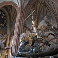 Saint George Slaying Danish dragon