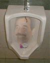 Saddam urinal