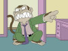 There's an evil monkey that lives in my closet (Family Guy)