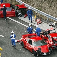 Super car mega crash