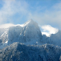 Ganila peak view from Palaioseli, Konitsa, Greece
