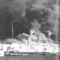 burning of the queen Elizabeth