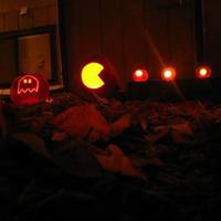 Halloween pumpkin pacman