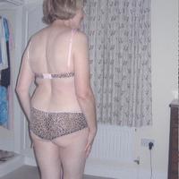 Vera wearing her new underwear
