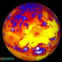 Earth upper atmosphere heat pic