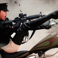 riding into battle