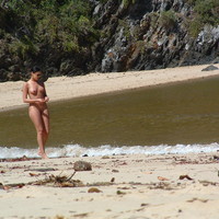 AT THE BEACH WITH THE GIRLS
