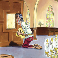 VINTAGE HUSTLER CARTOON