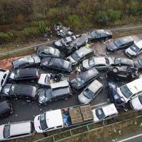 52 vehicle pileup on A31 in Germany