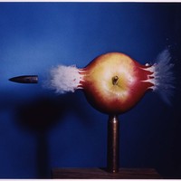 Bullet through Apple by Harold E. Edgerton