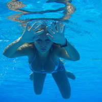 under water