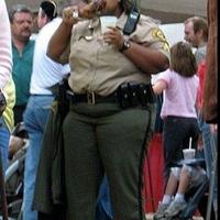 officer down! down on a turkey leg