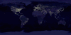 The Earth at night