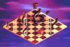 Impossible shape game board