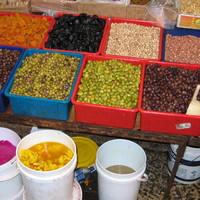 Market in the old city of Akko