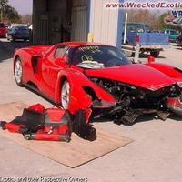 This WAS a Ferrari Enzo