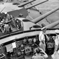 HMAS Australia, first Kamikaze victim...