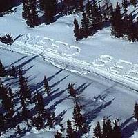 Skiing distress...