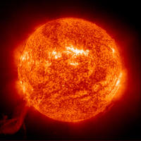 Solar flare...