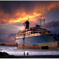 This WAS the ship American Star...