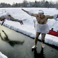 The canal looks like black ice...