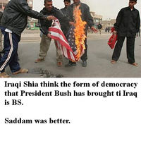People who US "liberated" say the US sucks