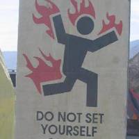 DO NOT SET SELF ON FIRE