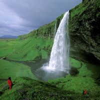 Icelandic waterfall