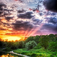 HDR SUNSET PIC