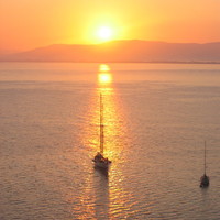 Sunrise from my balcony  4 (Porto Santo Stefano, Italy 2005)