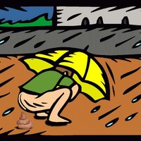 Shittin in da rain