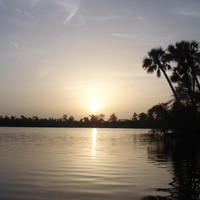 Saharan dust sunrise