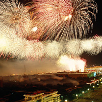 Lighting the sky