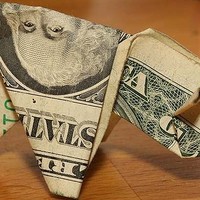 $1 bill pig