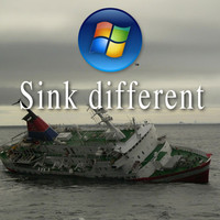 New Vista ad - Sink Different (tm)