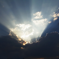 Crepuscular rays