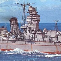 WW-II Light Cruiser (CL) Oyodo of the IJNS