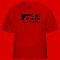 Guns don't kill people