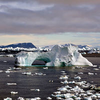 Floating iceberg