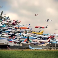 busy airport