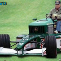 pulse mowing the lawn