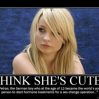 THINK SHES CUTE