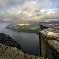 the edge