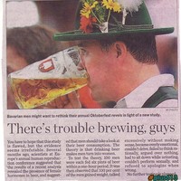 Beer turns men into women