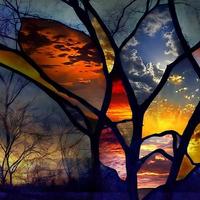 cool stained glass