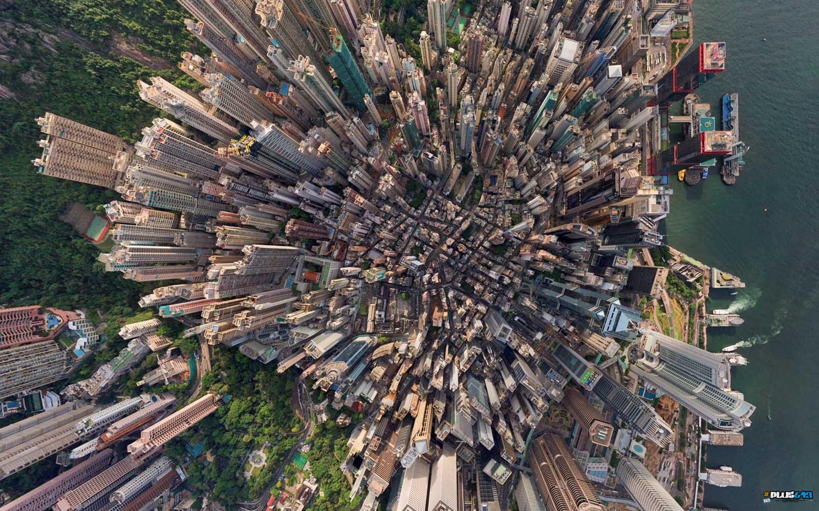 plus613 - culture in the blender - Aerial view of Hong Kong