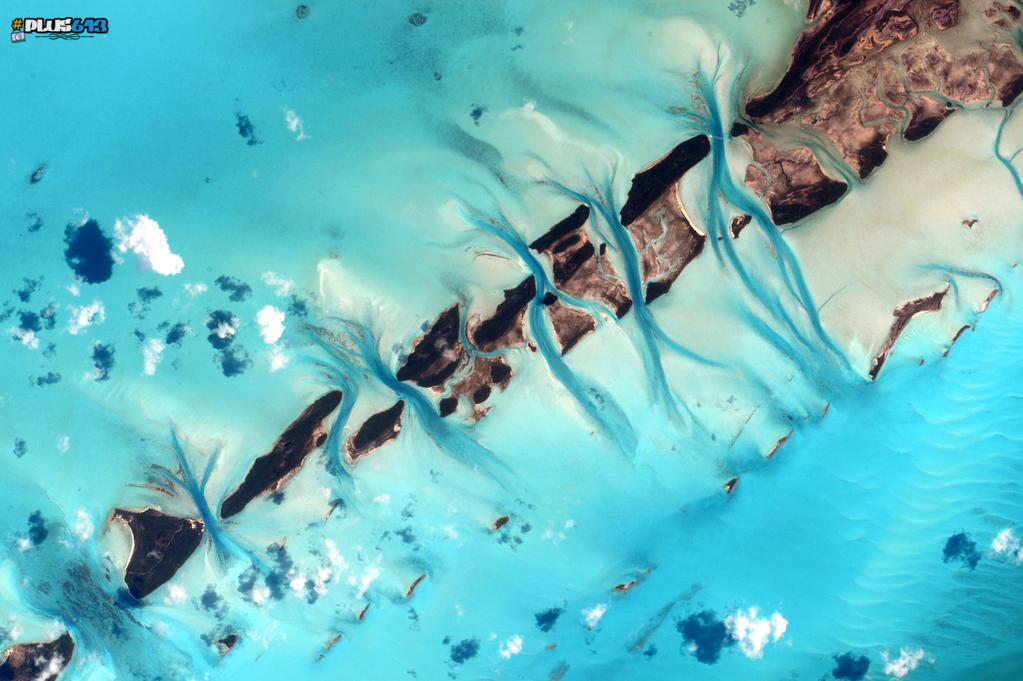 Bahamas, as seen from the ISS