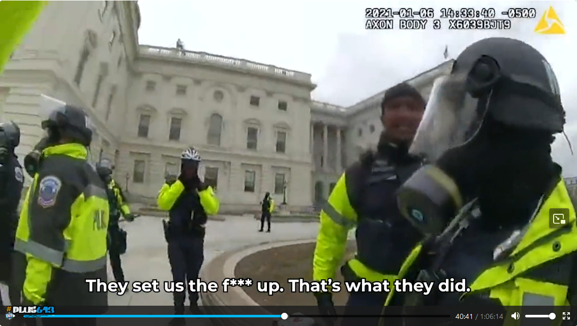 Capitol Police Knew they were being set up on purpose